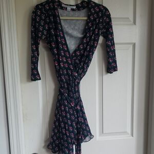 Diane Von Furstenberg Floral Wrap Dress